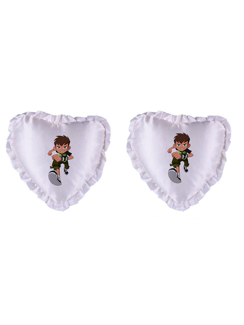 heart Shape "ben 10 cartoon " Printed Cushions Cover - 14458465 - Zoom Image - 1
