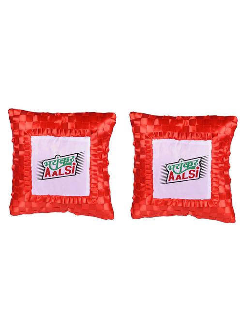 Square Shape "simple Quoted" Printed Cushions Cover - 14458491 - Standard Image - 1