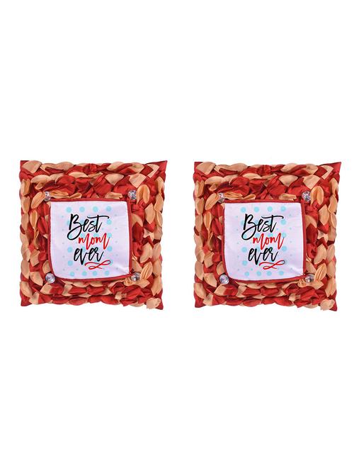 Square Shape "Best Mom Ever" Printed Cushions Cover - 14458520 - Standard Image - 1