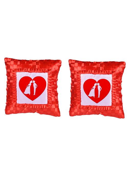 Square Shape "Heart shape" Printed Cushions Cover - 14458575 - Standard Image - 1
