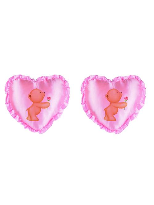Heart Shape "3D animated print" Printed Cushions Cover - 14458611 - Standard Image - 1