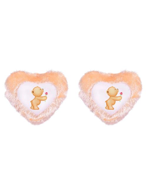 Heart Shape "3D animated print" Printed Cushions Cover - 14458620 - Standard Image - 1