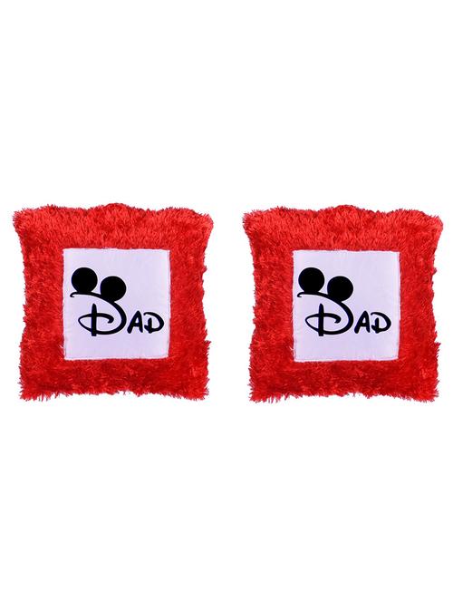 Square Shape "DAD print" Printed Cushions Cover - 14458644 - Standard Image - 1