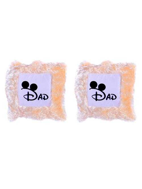 Square Shape "DAD print" Printed Cushions Cover - 14458647 - Standard Image - 1