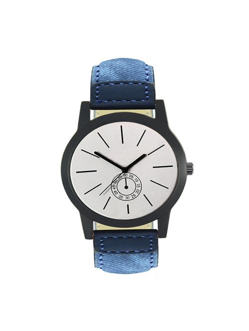 Gurukrupa Enterprise Men Analog Dial leatherette Strap Watch - 14458952 - Very Small Image - 1