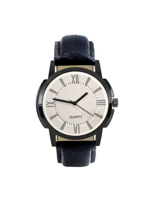 Gurukrupa Enterprise Men Analog Dial leatherette Strap Watch - 14458962 - Very Small Image - 1