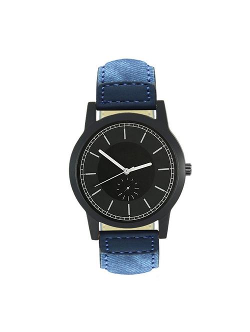 Gurukrupa Enterprise Men Analog Dial leatherette Strap Watch - 14458965 - Very Small Image - 1