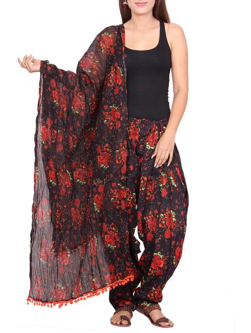 black cotton regular salwars - 14459035 - Very Small Image - 1