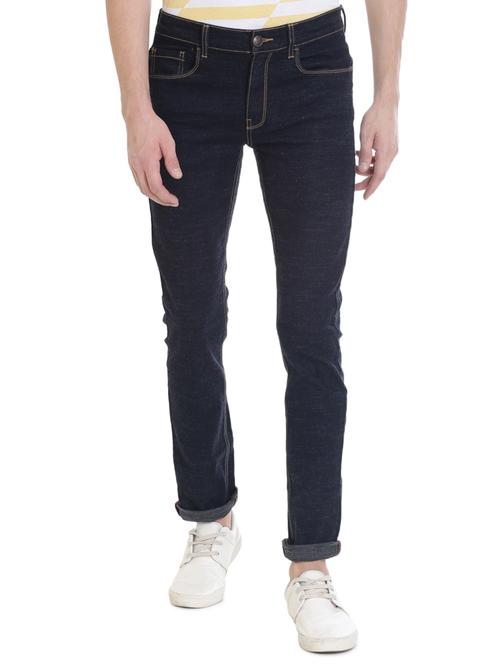 black cotton washed jeans - 14459151 - Very Small Image - 1