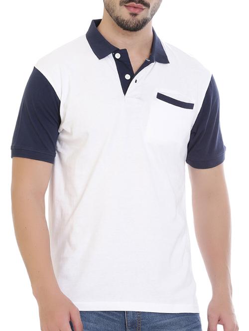 white cotton t-shirt - 14459218 - Standard Image - 1