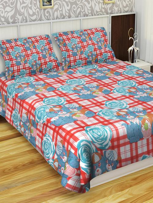 multi polycotton bedsheet - 14459303 - Very Small Image - 1