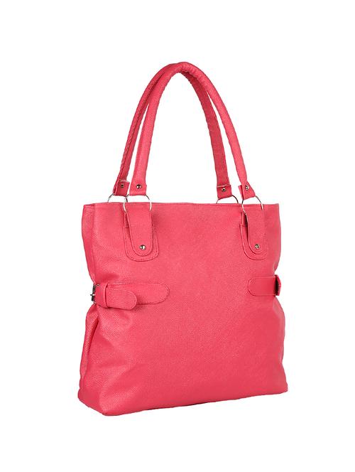 red leatherette regular handbag - 14459394 - Very Small Image - 1