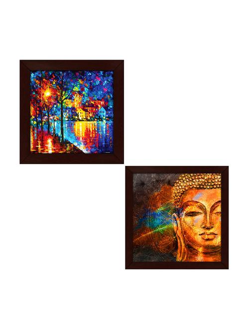 Set Of 2 wooden frames Painting - 14459420 - Standard Image - 1
