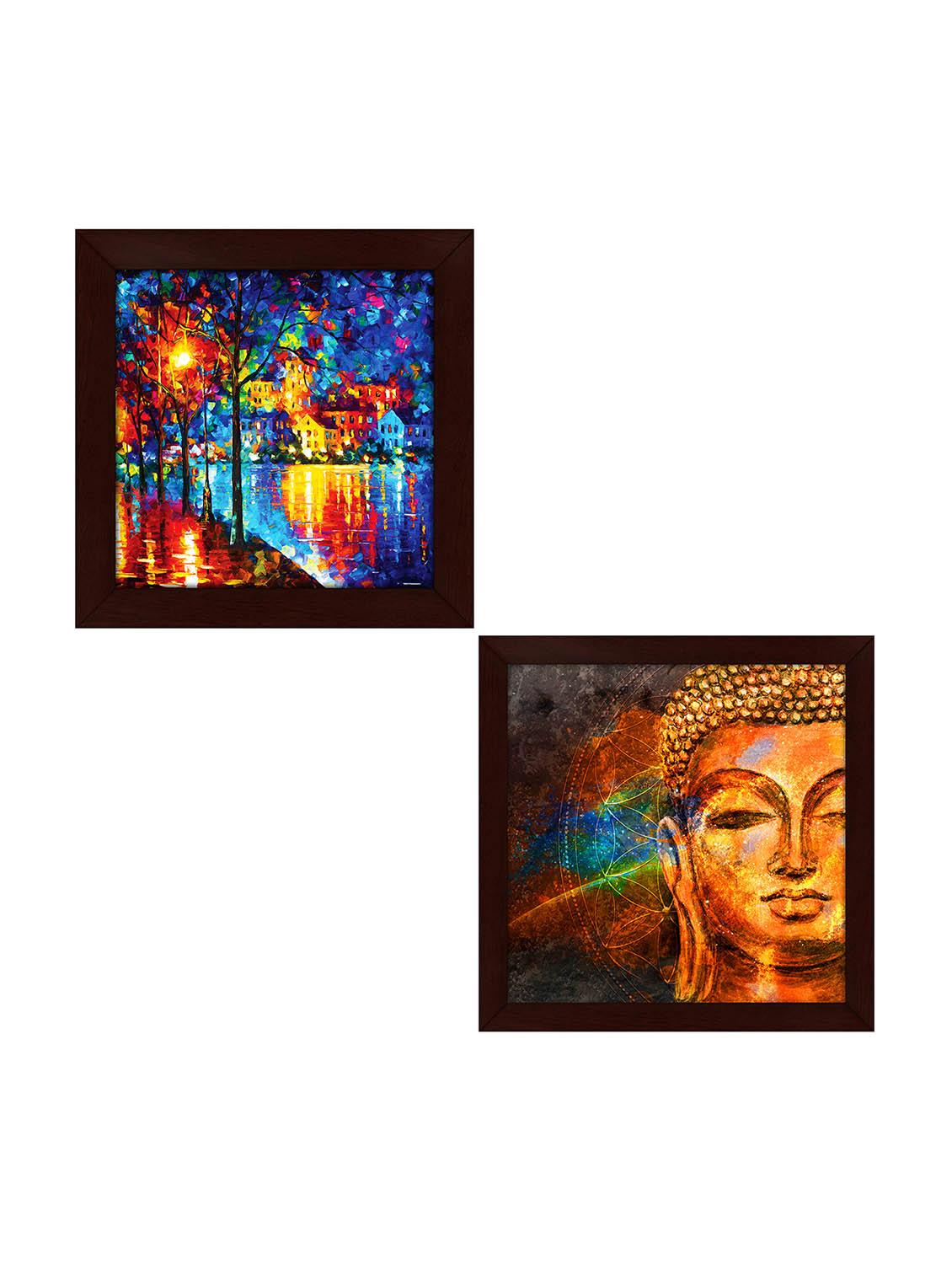Set Of 2 wooden frames Painting - 14459420 - Zoom Image - 1
