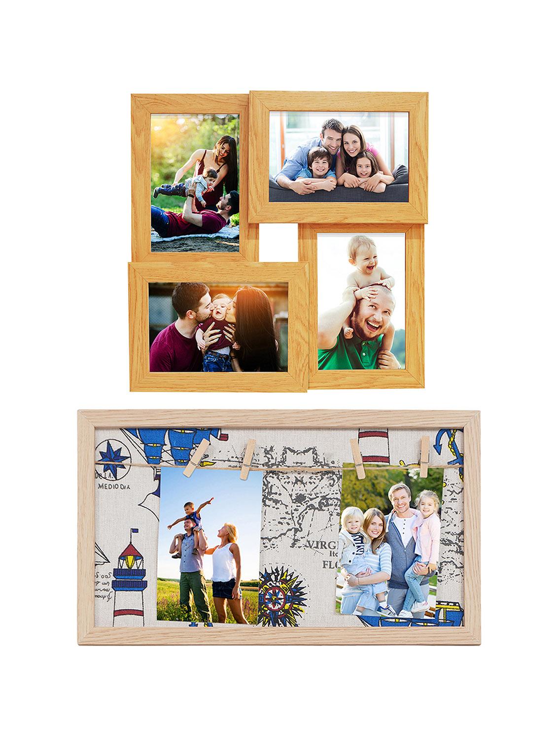 Pack of 2 Wooden Table Top & Wall hanging Frames - 14459508 - Zoom Image - 1