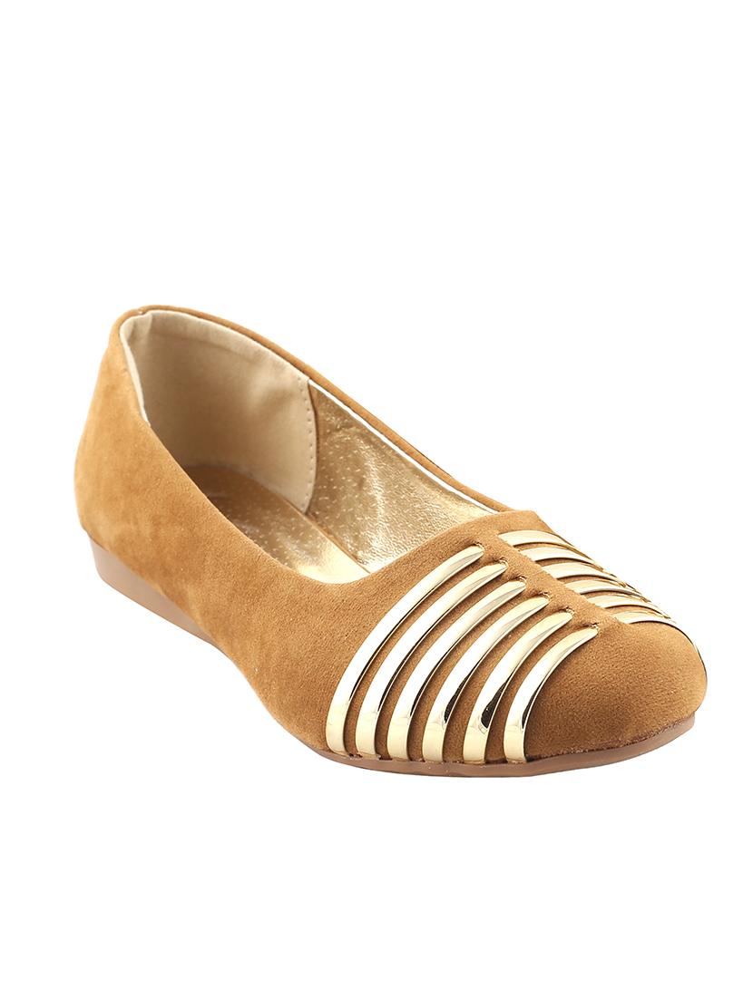 brown flat ballerina - 14459960 - Zoom Image - 1