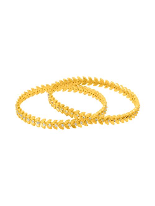 gold brass bangle - 14460040 - Very Small Image - 1