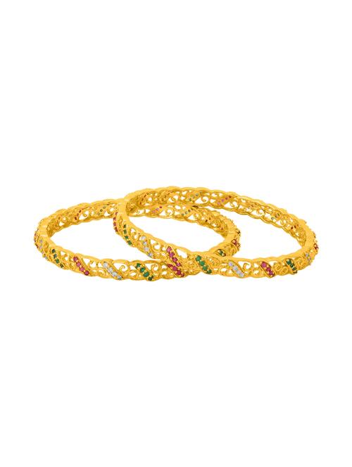 gold brass bangle - 14460059 - Very Small Image - 1