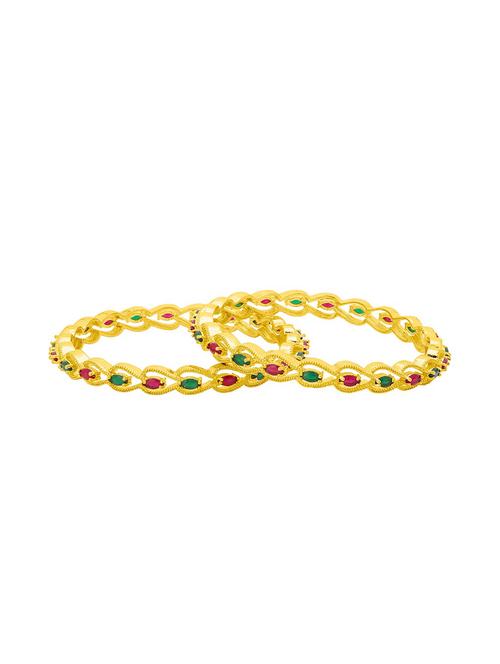 gold brass bangle - 14460107 - Very Small Image - 1