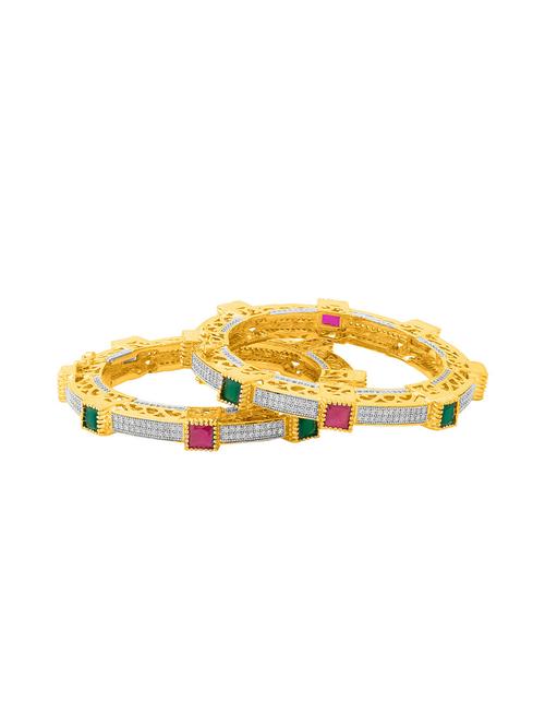 gold brass bangle - 14460116 - Very Small Image - 1