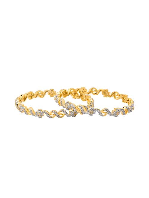 gold brass bangle - 14460125 - Very Small Image - 1