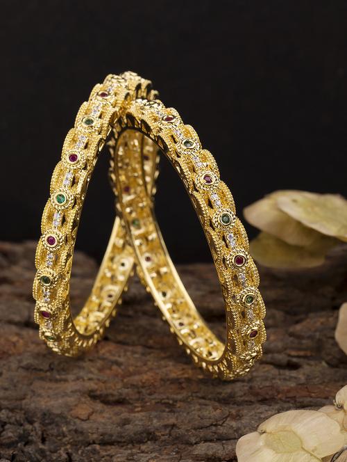 gold brass bangle - 14460163 - Very Small Image - 1