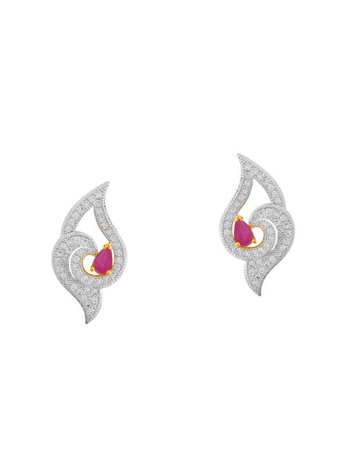 gold brass studs earring - 14460397 - Very Small Image - 1
