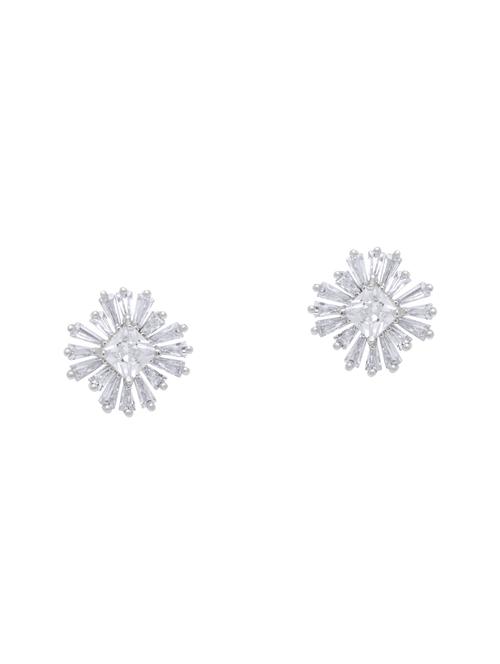silver brass studs earring - 14460429 - Very Small Image - 1