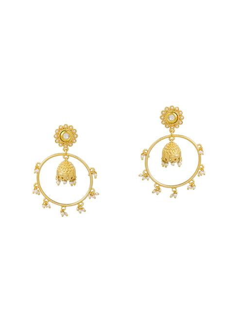 gold metal other earring - 14460514 - Very Small Image - 1