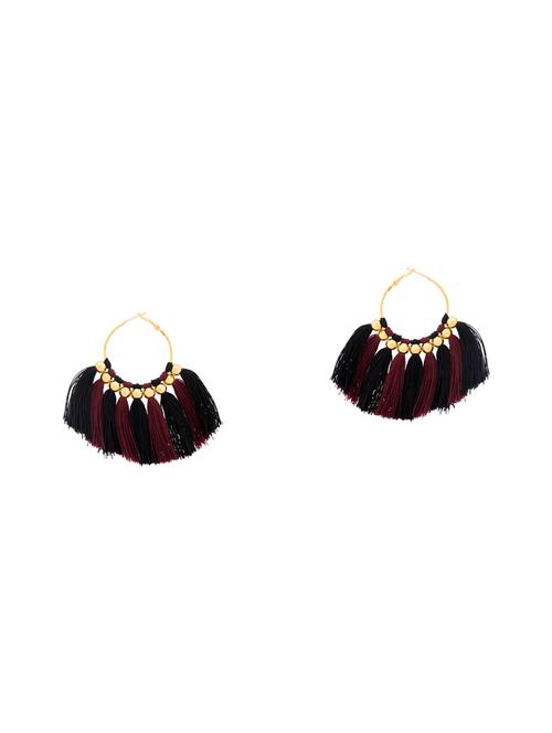 gold brass hoop earring - 14460566 - Very Small Image - 1