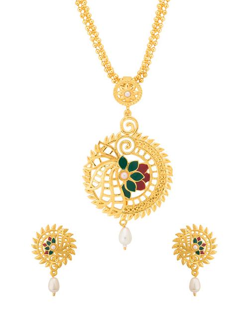gold metal pendant - 14461039 - Very Small Image - 1