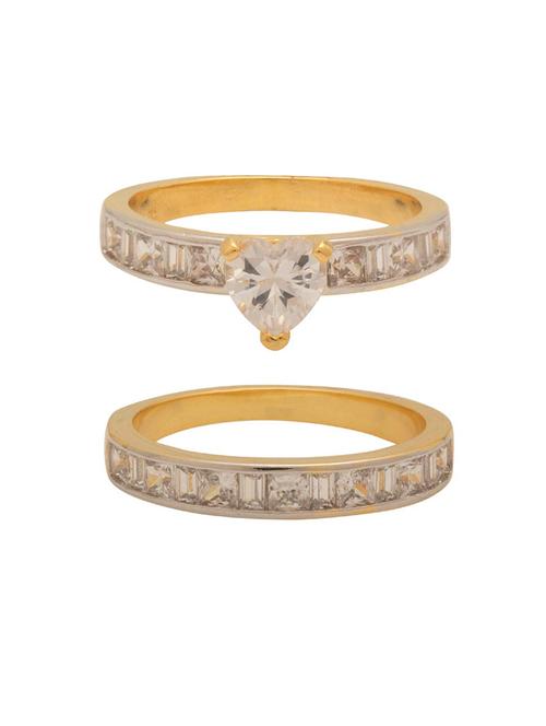 gold brass hand ring - 14461099 - Very Small Image - 1
