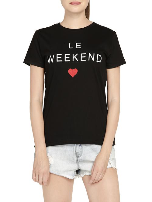 black colored tee - 14461392 - Standard Image - 1