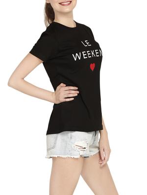 black colored tee - 14461392 - Standard Image - 2