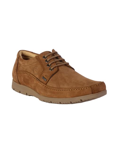 brown Leather lace up shoe - 14462015 - Very Small Image - 1