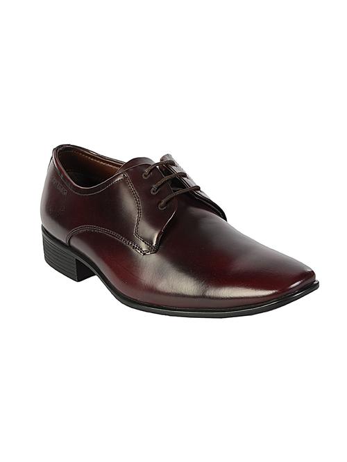 brown Leather formal derby - 14462033 - Very Small Image - 1