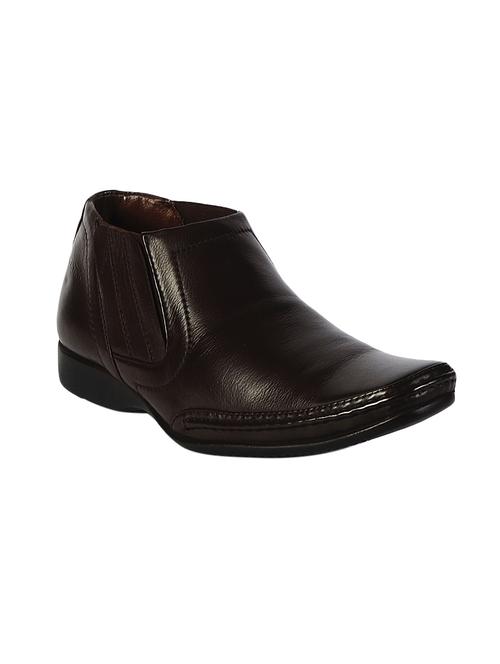 brown Leather formal slip on - 14462071 - Very Small Image - 1
