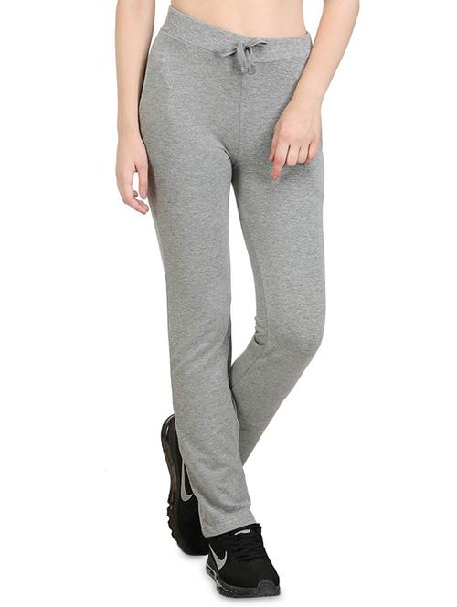 Grey cotton track pant - 14462291 - Standard Image - 1