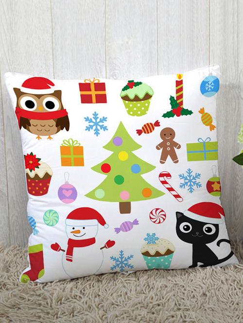 Polysilk Digitally Printed Single Cushion Covers - 14462441 - Standard Image - 1