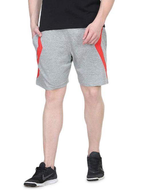 grey cotton blend short - 14462564 - Very Small Image - 1