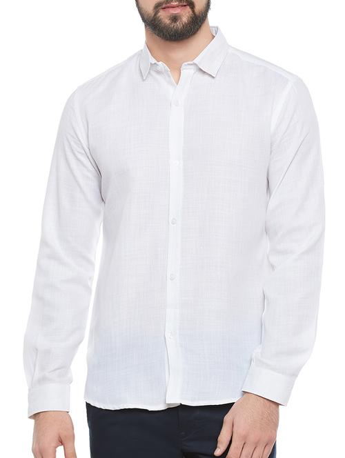 white cotton formal shirt - 14462662 - Very Small Image - 1