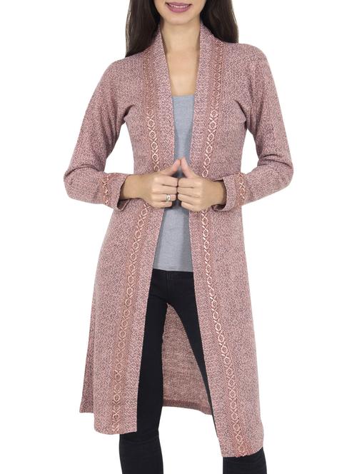 pink wool shrug - 14462673 - Very Small Image - 1