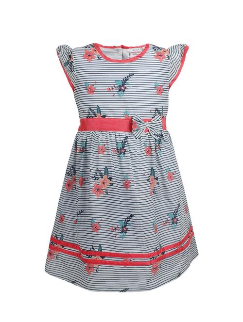 grey cotton frock - 14463228 - Very Small Image - 1