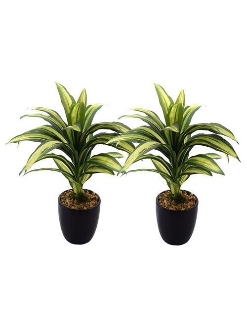 Set of 2 Artificial Wandering Plant with Stylish Ceramic Vase - 14463383 - Very Small Image - 1