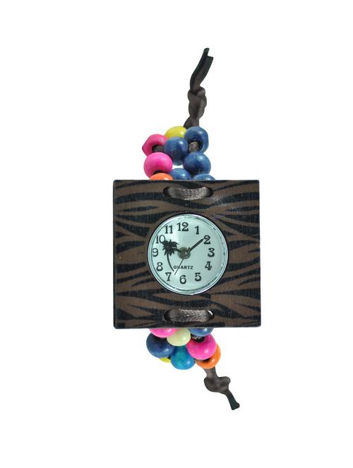 brown wood watch - 14463443 - Standard Image - 1