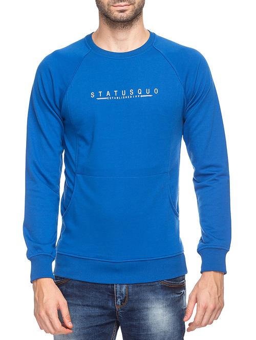 blue cotton raglan sweatshirt - 14463461 - Very Small Image - 1