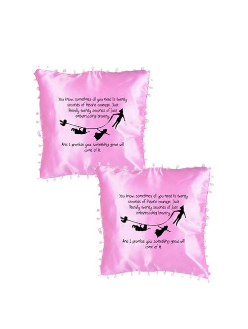 Snoby "Simple Quote" Printed Cusion Cover - 14463503 - Standard Image - 1
