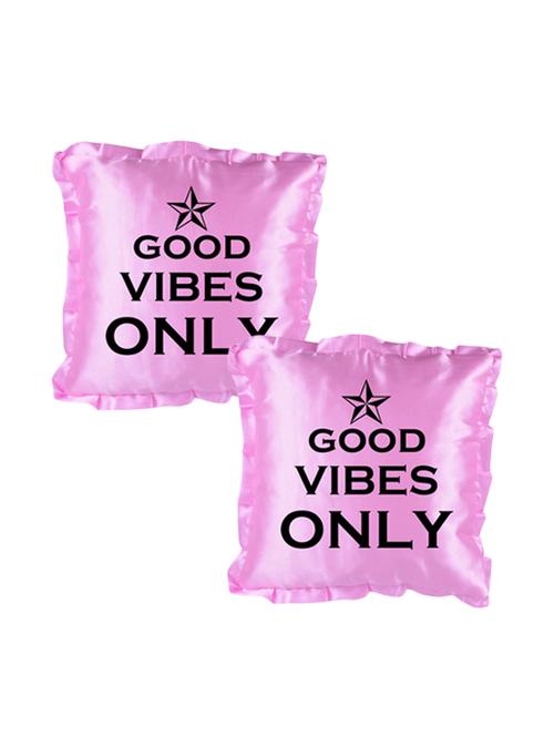 Snoby "Good Vibes" Quoted printed Cusion Cover - 14463623 - Standard Image - 1