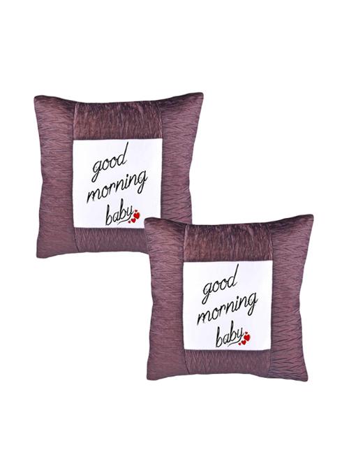 Snoby "Good Morning" Quoted Printed Cusion cover - 14463662 - Standard Image - 1