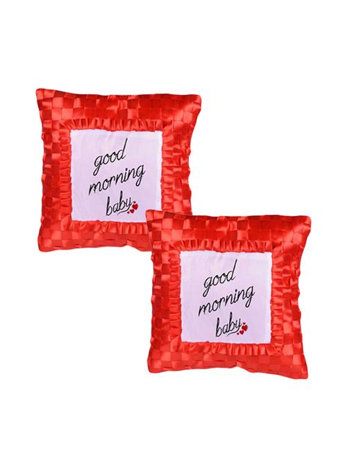 Snoby "Good Morning" Quoted Printed Cusion cover - 14463666 - Standard Image - 1